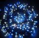 Новогодняя гирлянда 1000 LED, Длина 67m, Белый теплый свет,Кабель 2,2 мм - 4