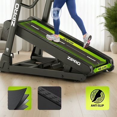 Бігова доріжка з великим кутом нахилу Zipro Shred