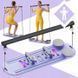 Багатофункціональна дошка для пілатесу Pilates Reformer 18 в 1 SR339 зі складною конструкцією, таймером і еспандерами