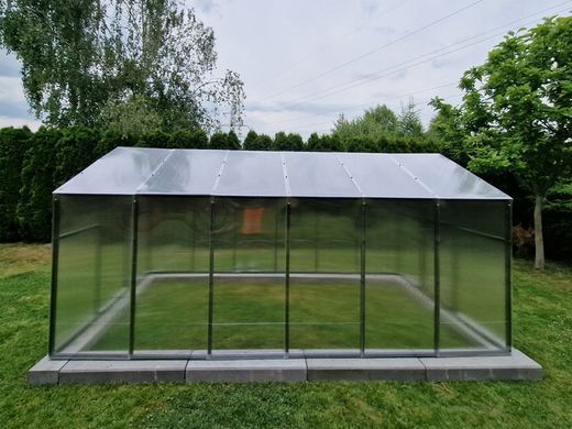 Теплиця з полікарбонату алюмінію Graphite 5,6m2
