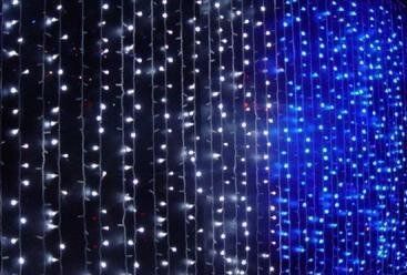 Новогодняя гирлянда штора 200 LED 5 м