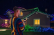 Girlanda Twinkly C9 Lights 40 RGB LED, зелений кабель, 12 м, IP44