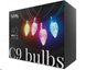 Girlanda Twinkly C9 Lights 40 RGB LED, зелений кабель, 12 м, IP44
