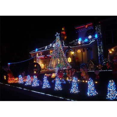 Новогодняя гирлянда штора 600 LED 15 м
