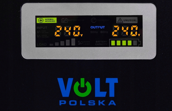 Джерело безперебійного живлення Volt Польща 3SP200024W 2000 VA 1400 W, Черный