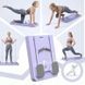 Багатофункціональна дошка Pilates Reformer 12 в 1 Retoo SR341 з еспандерами та цифровим таймером