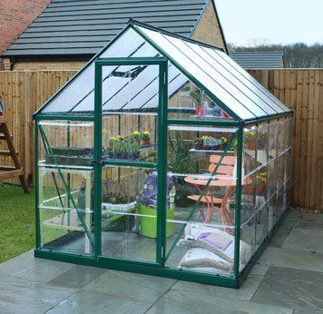 Теплица из поликарбоната Hybrid 1,85&times;3,06 м Palram &ndash; Canopia зеленая