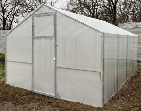 Теплиця "Будинок" 3X4 з 3 мм полікарбонатом "садовий тунель" + Подарунки!