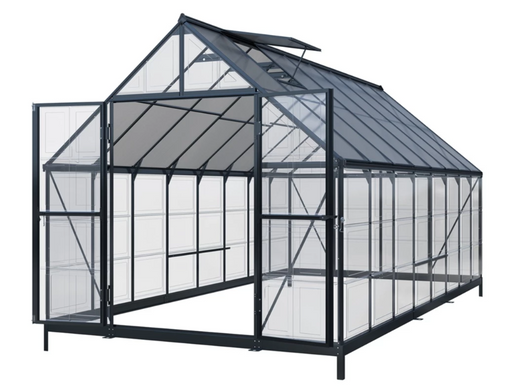 Садова теплиця з полікарбонату CoverTech Aurora 2,4 &times; 3,6 м чорна