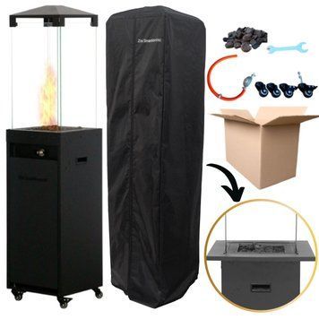 Газовий терасний обігрівач Madera Pro Heating Umbbrilla для циліндрів + кришка