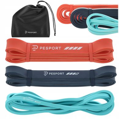 ﻿Набор из 3 эспандеров для фитнеса Power band resport + футляр