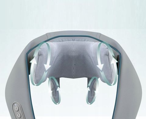 Массажер для шеи и спины Shiatsu с подогревом &ndash; элегантный воротник для расслабления и здоровья