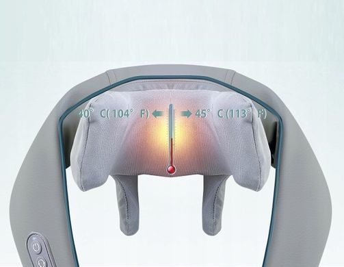 Массажер для шеи и спины Shiatsu с подогревом &ndash; элегантный воротник для расслабления и здоровья