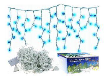 Новорічна гірлянда бахрома Синій колір 300 LED 8.3 м