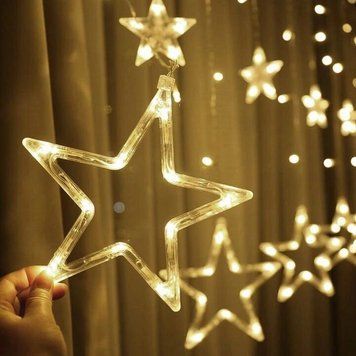 Гирлянда звезды бахрама 4,5 м 138 LED