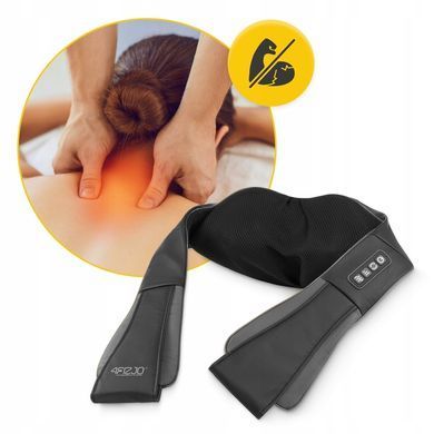 Массажер для шеи, плеч и спины 4FIZJO PRO+ Shiatsu с подогревом