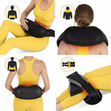 Массажер для шеи, плеч и спины 4FIZJO PRO+ Shiatsu с подогревом
