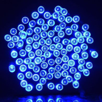 Новогодняя гирлянда 200 LED, Длина 16m, Голубой свет