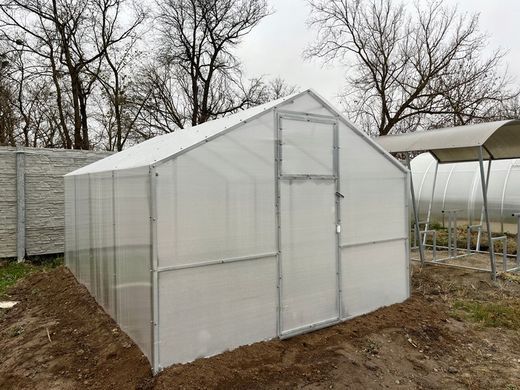 Теплиця "Будинок" 3X8 з 3 мм полікарбонатом "садовий тунель" + Подарунки!