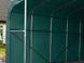 Гаражный павильон 6х12м - высота боковых стен 2,7м с воротами 4,1х2,9м, ПВХ 850, темно-зеленый, установка - бетон - 5