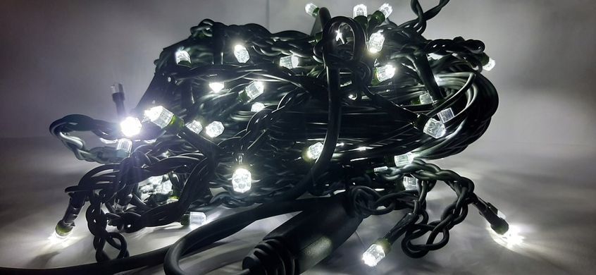 Уличная светодиодная гирлянда белые 6,9 м 120 LED