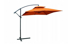 Садовый зонт Desco, 250х250 см, оранжевый