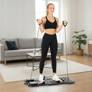 Багатофункціональна складна дошка для пілатесу та йоги Reformer з LCD-лічильником