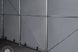 Гаражный павильон 5х10м - высота боковых стенок 4м с воротами 4,1х3,5м, PRIMEtex 2300, огнестойкий, серый, установка - бетон - 8