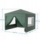 Садовый павильон Holla Garden 3&times;3 м с 4 стенками, закрывающийся, зеленый