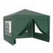 Садовый павильон Holla Garden 3&times;3 м с 4 стенками, закрывающийся, зеленый