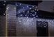 Новогодняя гирлянда бахрома 12 м 300 LED (Холодный белый с синей вспышкой) - 5