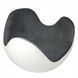 Современное дизайнерское поворотное кресло шар Style Chair Designe Egg серого цвета