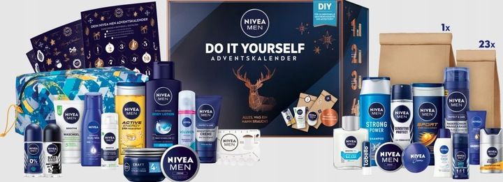 Адвент-календар чоловічої косметики Nivea