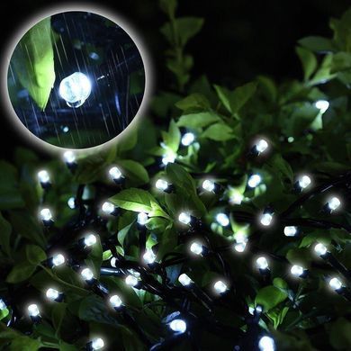 Новогодняя гирлянда 30 LED, IP44, Длина 5,7 М, Белый теплый свет