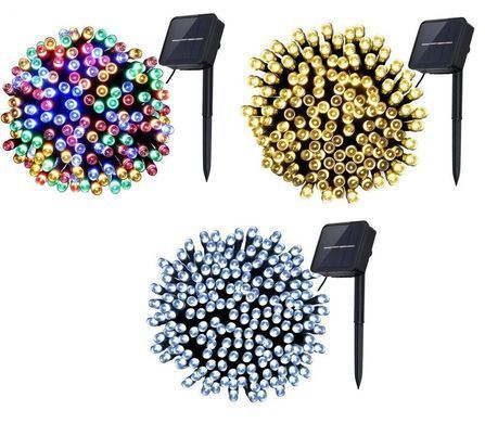 Новогодняя гирлянда 30 LED, IP44, Длина 5,7 М, Белый теплый свет