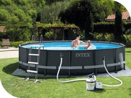 Круглий каркасний басейн Intex 488 x 122 см