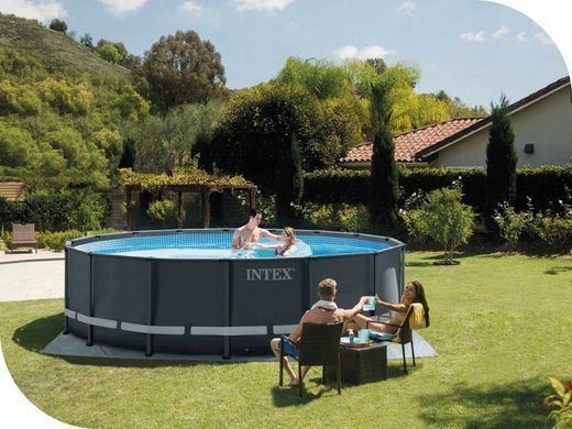 Круглий каркасний басейн Intex 488 x 122 см