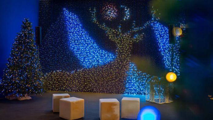 Комплект штор Twinkly Plus 1000 LED &ndash; 1x контроллер + 4x шторы 250 RGBW