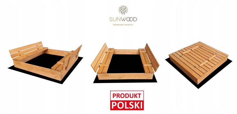 Пісочниця дерев'яна 250 кг SunWood