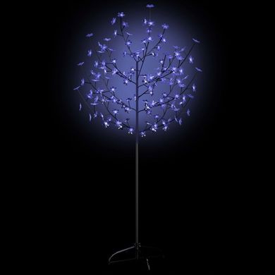 Синее светящееся дерево Lumarko 120 светодиодов