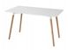 Комплект стільців 4 шт в скандинавському стилі + обідній стіл білий
