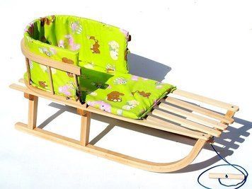 Санки дерев'яні WOOD