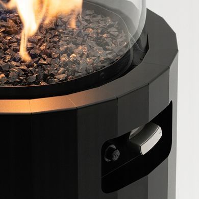 Газовый камин-обогреватель Bino Black + чехол Planika