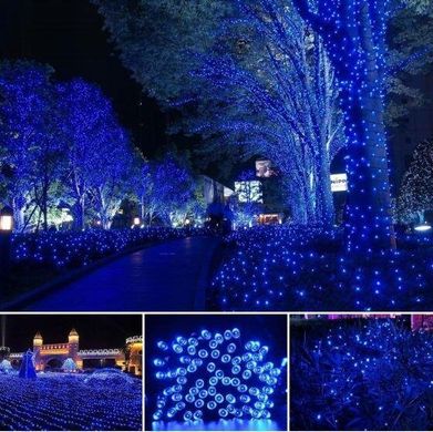 Новогодняя гирлянда 65 м 1000 LED (Синий цвет)