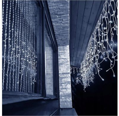 Гирлянда бахрома 1500 LED 67,5 м Springos 8 режимов света