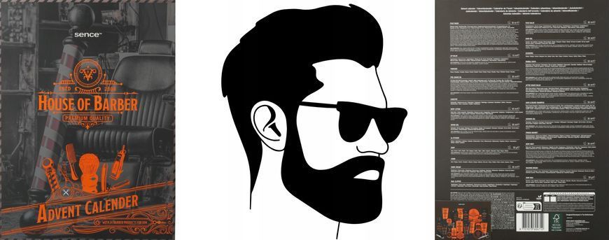 Різдвяний календар Sence Collection House Of Barber з чоловічою косметикою