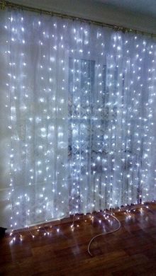Гирлянда штора 3x3 м 300 LED белый холодный