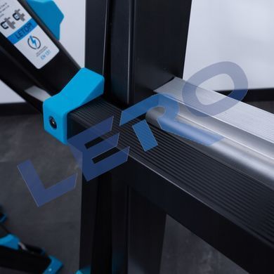 Алюминиевая телескопическая стремянка EuroScaffold Eurostairs 4х5 ступеней PRO