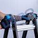 Алюминиевая телескопическая стремянка EuroScaffold Eurostairs 4х5 ступеней PRO