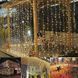 Гирлянда штора 3x3 м 300 LED теплый белый - 6